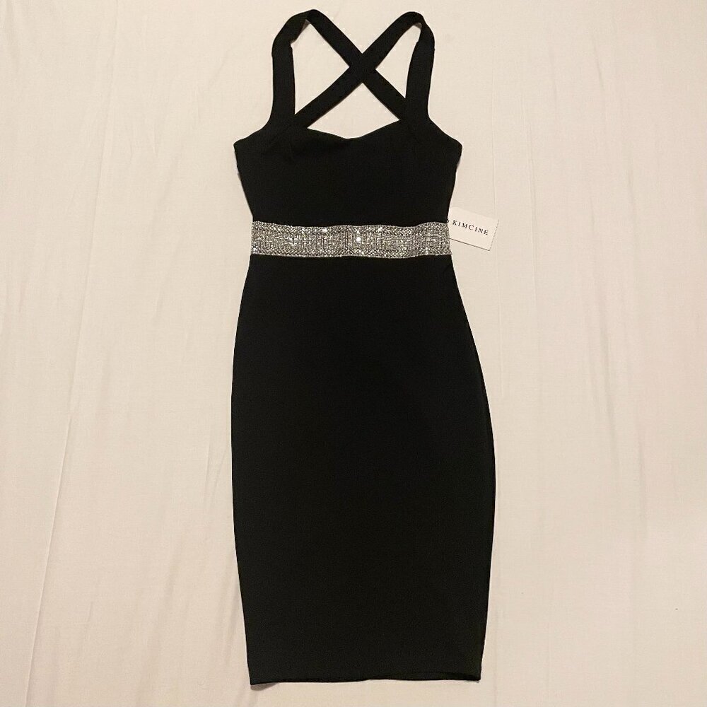 Kimcine Curve Black Dress Size Small